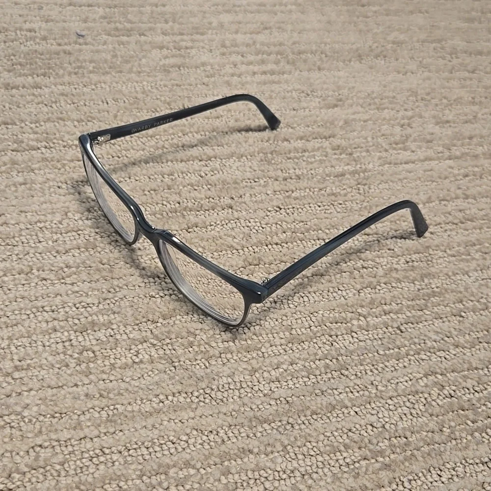 Warby Parker Hayden Glasses-Striped Pacific Medium